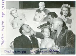 - Photo De Presse, Original - Tilda THAMAR,  Raymond ROULEAU, Bernard LAJARRIGE, Al CABROL,19-03-1952, TBE, Scans. - Famous People