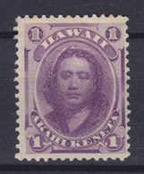 United States Possessions Hawaii 1886 Mi. 19c     1c. Prinzessin Victoria Kamamalu MH* (2 Scans) - Hawaii