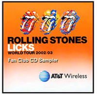ROLLING STONES 2 CD PROMO FAN CLUB CD SAMPLER + LET YOUR ROCK'N'ROLL OUT - Collector's Editions