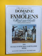 8668 - Ecole D'officiers D'artllerie Bière 1988 -1991 Domaine De Famolens Mont Sur Rolle Suisse 2 étiquettes - Militaire