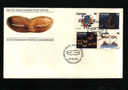 Canada 1978 Interesting Arctic Art Cover - Otros & Sin Clasificación