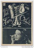 Film Für Sie Progress-Filmprogramm 100/67 - Viel Lärm Um Othello - Film & TV