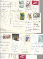 Lot 11 Cpm Affranchissements Divers - Covers & Documents