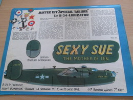 Page Issue De SPIROU Années 70 / MISTER KIT Présente : SPECIAL TARAWA B-24 LIBERATOR SEXY SUE AIRFIX 1/72e - France