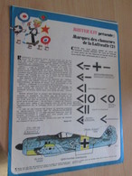 Page Issue De SPIROU Années 70 / MISTER KIT Présente : LES MARQUES DES CHASSEURS DE LA LUFTWAFFE 1939-1945 (2) - France