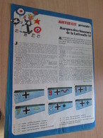 Page Issue De SPIROU Années 70 / MISTER KIT Présente : LES MARQUES DES CHASSEURS DE LA LUFTWAFFE 1939-1945 (1) - France
