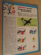 Page Issue De SPIROU Années 70 / MISTER KIT Présente : LES MARQUES DES CHASSEURS DE LA LUFTWAFFE 1939-1945 (3) - France
