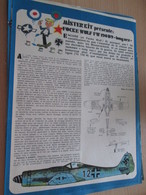 Page Issue De SPIROU Années 70 / MISTER KIT Présente : FOCKE-WULF FW 190 D9 "LONG NEZ" D'AIRFIX 1/72e - France