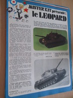 Page Issue De SPIROU Années 70 / MISTER KIT Présente : LE CHAR LEOPARD De TAMIYA 1/35e - France