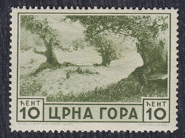 Italy Occupation Of Montenegro 1943 Definitive Value Of 10 C, MH (*) Michel 53 - Montenegro