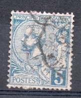 1891  MONACO  5 C. Azzurro - Nuevos
