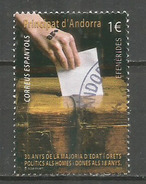 Vote à 18 Ans En 1985, Un Timbre-poste, Oblitéré,oblit.ronde., 1 ère Qualité - Oblitérés