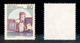 23480 REPUBBLICA - POSTA ORDINARIA - 1980 - Capo Rizzuto - 90 Lire Castelli (1510) - Colore Mancante - Gomma Integra - Andere & Zonder Classificatie