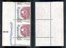 23502 REPUBBLICA - POSTA ORDINARIA - 2004 - 0,45 Euro (2726-Specializzato 2370Eb) - Coppia Verticale Bordo Foglio (fine  - Andere & Zonder Classificatie