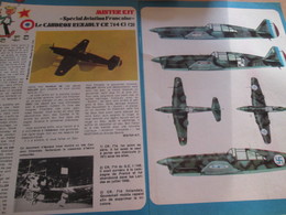 Page Issue De SPIROU Années 70 / MISTER KIT Présente : DOUBLE PAGE / SPECIAL AVIATION FRANCAISE LE CAUDRON RENAULT CR714 - France