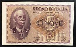 5 LIRE IMPERO 1940 FDS LOTTO 1368 - Regno D'Italia – 5 Lire