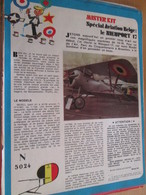 Page Issue De SPIROU Années 70 / MISTER KIT Présente : SPECIAL AVIATION BELGE LE NIEUPORT 17 Par REVELL 1/72e - France