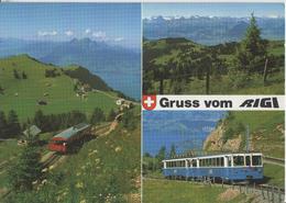 Gruss Vom Rigi - Ausblick Vom Rigi, Arth-Rigi-Bahnen, Mount Rigi -.Photo: Heidi Bürgi - Arth