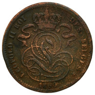 Monnaie, Belgique, Leopold II, Centime, 1869, TB, Cuivre, KM:33.1 - 1 Centime