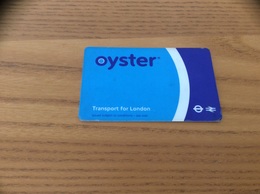 Carte De Transport (bus, Métro, Tramway) Oyster - TRANSPORT FOR LONDON - Europa