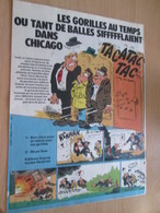 CLI518 :  Page PUB A4 Spirou Années 60/70 Sortie D'un Nouvel Album SAMMY HATTAWAY LES GORILLES - Sammy