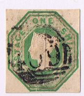 1 Shilling Verde - Oblitérés