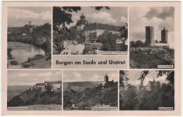 Weißenfels - S/w Mehrbildkarte 2   Burgen An Saale Und Unstrut - Weissenfels