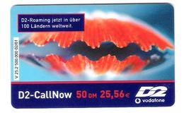 Germany - D2 Vodafone - Call Now Card - Muschel - Shell - V25.2 - Date 03/03 - Cellulari, Carte Prepagate E Ricariche