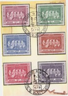 Congo Belge, Belgisch Congo, 50e Verjaardag Belgisch Congo, 5 Koningen Met Herrinneringsstempel, Zeldzaam! - Unused Stamps