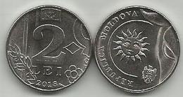 Moldova 2 Lei  2018. UNC - Moldavie