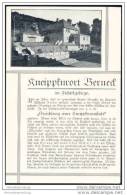 Kneippkurort Berneck Im Fichtelgebirge 30er Jahre - Faltblatt Mit 4 Abbildungen - Baviera