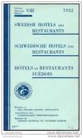 Schwedische Hotels Und Restaurants 1932 - 130 Seiten - Sweden