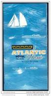 Alassio 70er Jahre - Atlantic Hotel Sul Mare - Faltblatt Mit 13 Abbildungen - Italie