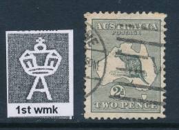 AUSTRALIA, 1913  2d (1st Wmk, Broad Crown And A) VFU (N) - Officials