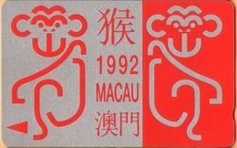 Macau - GPT, GTM 5MACA, Chinese Zodiac, Year Of The Monkey, Demo, Dummy, Without CN, 1992, Mint - Macao