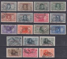 Italy Colonies General Issues, 1932 Sassone#11-22 And Posta Aerea Sassone#A8-A13 Mi#1-18 Used - Emissions Générales