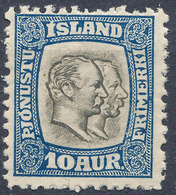 Iceland 1907 Official Stamp--Kings Christian IX & Frederik VIII MINT Lot#5 - Nuovi