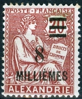 ALESSANDRIA, FRANCIA, FRANCE, TERRITORI FRANCESI, 1925, FRANCOBOLLI NUOVI (MLH*)TIPO MOUCHON  Michel 68    Scott 68 - Ungebraucht