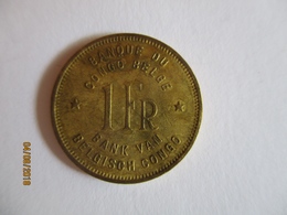 Congo Belge 1 Franc 1949 - 1945-1951: Regentschaft