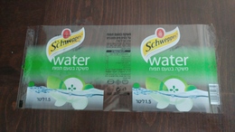 Israel-schweppes Labels-water-an Apple Flavored Drink-(13) - Trinken