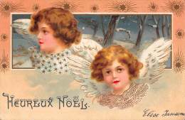 CPA LITHO ANGE NOEL ANGEL CHRISTMAS ELLEN CLAPSADDLE KOPAL - Clapsaddle