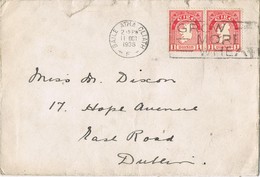 29528. Carta BAILE ATHA CLIATH (Dublin) Eire 1938. Slogan Cultivar Mas Trigo - Lettres & Documents