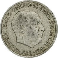 Monnaie, Espagne, Francisco Franco, Caudillo, 10 Centimos, 1959, TB, Aluminium - 10 Céntimos