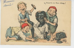 AFRIQUE - ALGERIE - ALGER - Jolie Carte Fantaisie "LA TOILETTE DU PETIT NÉGRO ! " Illustrateur CHAGNY - Chagny