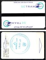 1 Ticket Transport 2017 Algeria Tram Tramway Alger Algiers Argel Billete De Transporte Tranvía - 2 Scans - Mundo