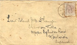 1886- Cover Fr. Y & T N°64  From ROTORUA  To England - Lettres & Documents