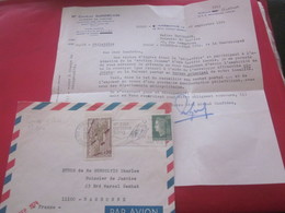 LA GUADELOUPE Flamme POINTE A PITRE-1974-Lettre Par Avion Avec Timbre De Collection Muller De France Ex-colonie - Lettres & Documents