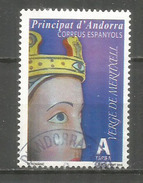 La Vierge De Meritxell, Patronne De L'Andorre, Timbre Oblitéré, 1 ère Qualité - Used Stamps