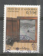 La Photographie En Andorre, Un Timbre Oblitéré 1 ère Qualité. 2005 - Oblitérés