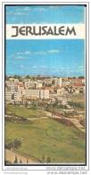 Israel - Jerusalem 1964 - Stadtplan / M. Gabrieli - Faltblatt Mit 10 Abbildungen - Asia & Near-East